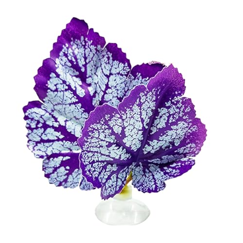 FVPKYUR 6×8×3CM Almohadilla De Hoja De Betta, Hamaca De Betta, Hamaca De Hoja De Cama Verde, De Pecera, Ligera, Planta De De Cama para Acuario