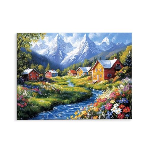 DIY G k Paint by Numbers hG Lbg l ʂ肦 q̗phGLoXNtg LoXA[g uVƃANG̋, CeA rO, ւ̃Mtg 80x110cm (t[X