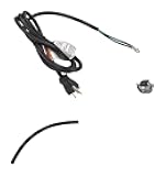 Whirlpool W11365011 Genuine OEM Power Cord For Dishwashers, 6 Feet Black Accessory – Replaces