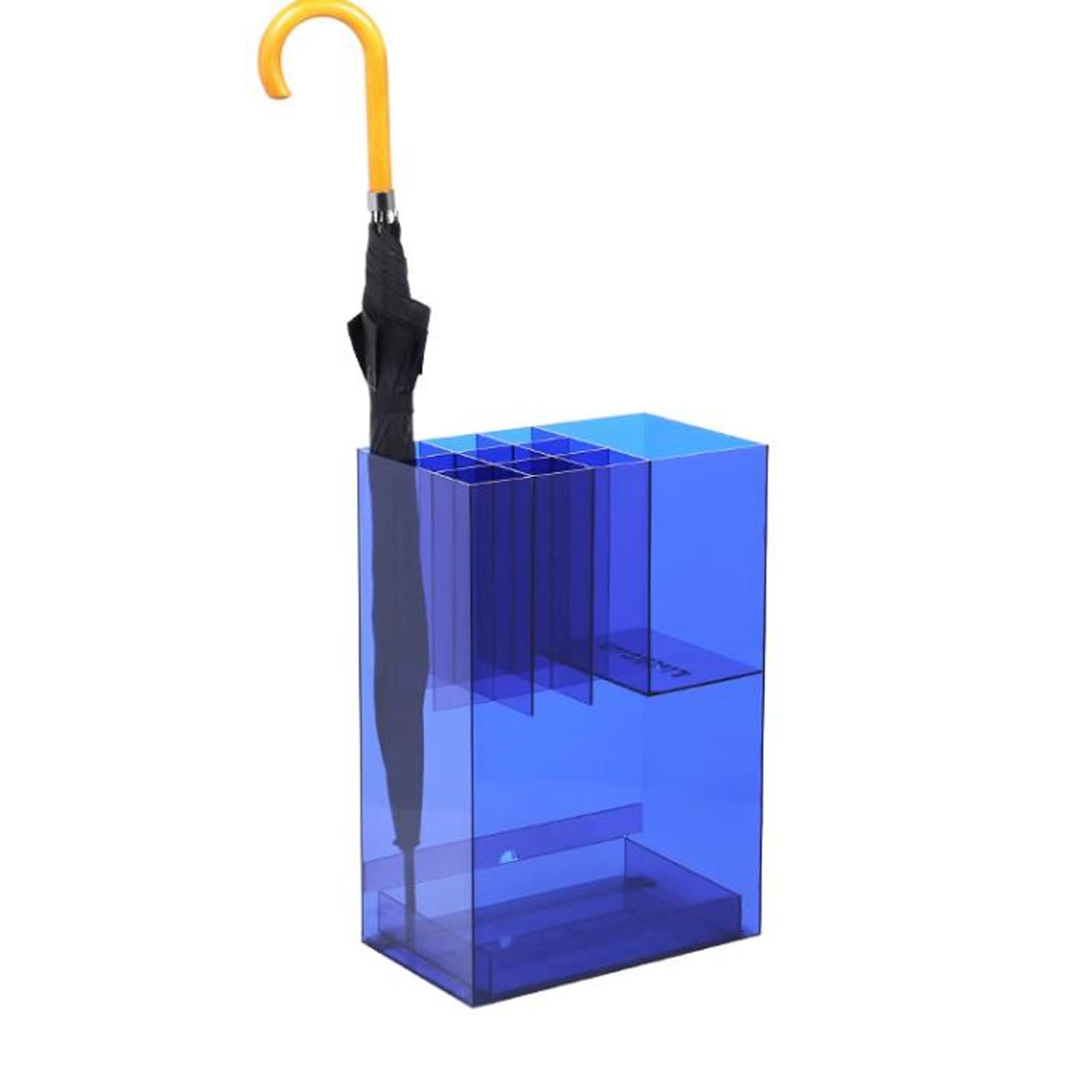 CJHFR472SG Umbrella Rack Umbrella Holder With Removable Drip Tray And 10 Slots Office(Blue)