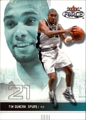 Amazon.com: 2001-02 Fleer Force #21 Tim Duncan NBA Basketball