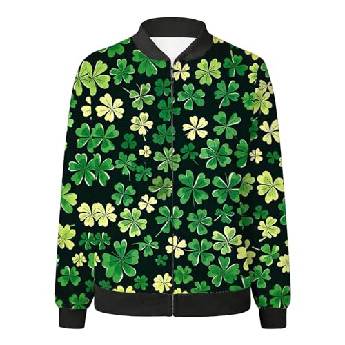 Cardigan décontracté ample imprimé à manches longues pour l'automne - 4