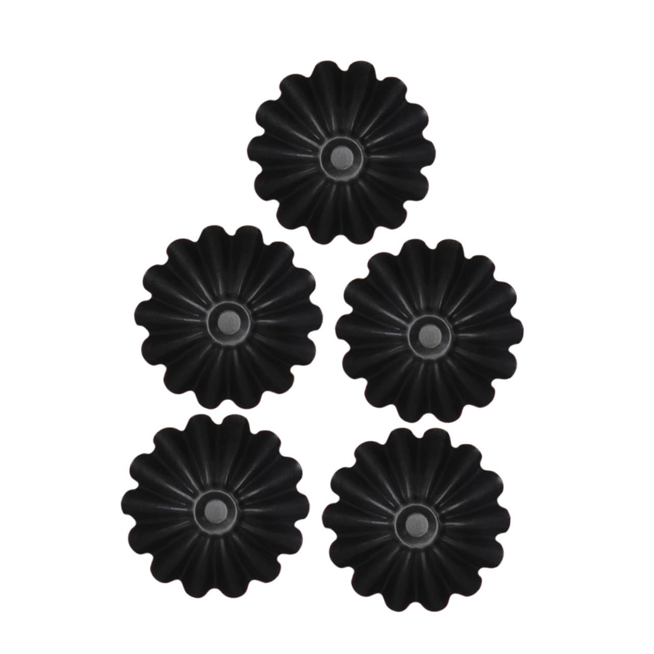 OKUMEYR Egg Tart Baking Trays 7.3x7.3cm Pudding Cake Maker Non-stick Easy Clean Sturdy