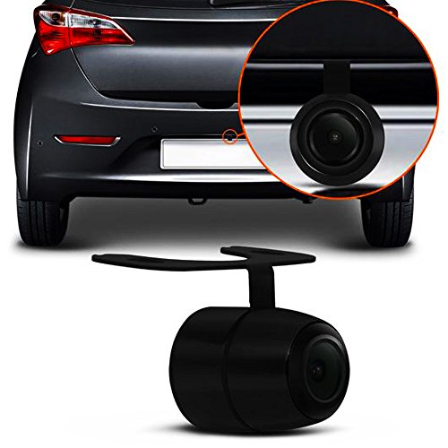 Câmera de Ré Colorida Automotiva Borboleta Preta
