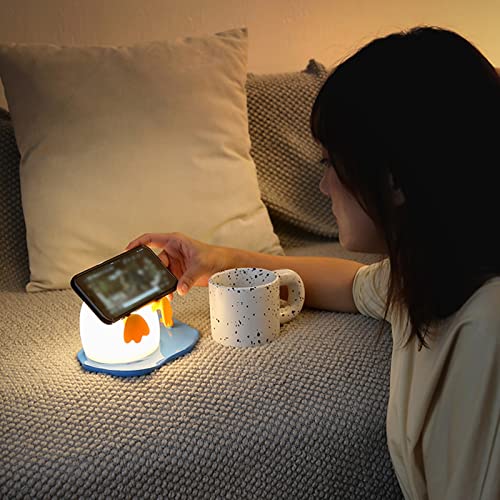 Dcqry Cute Duck Butt Night Light, Animal Silicone Nursery Night Light With Touch Sensor Usb Rechargeable Table Lamp Dimming Bedside Lamp For Baby Girls Women Bedrooms Living Room #TOP6