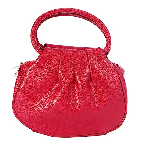 BESTYASH Fashion Pu Solid Women's Mini Coin Purse Zipper Closure Handbag Clutch Bag for Daily Use