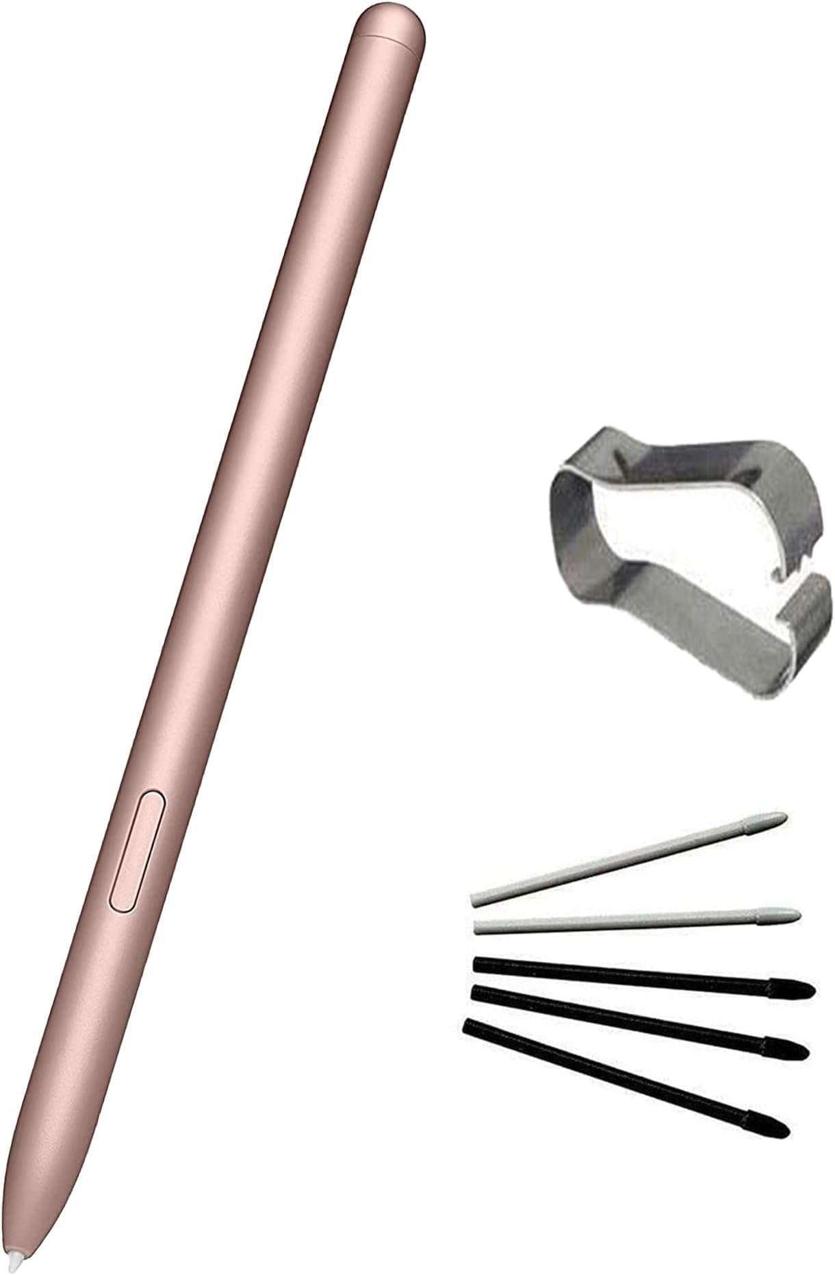 Galaxy Tab 7 Stylus Pen Replacement for Samsung S7, S7 Plus, FE, S8, S8 Ultra S Tipsnibs, Golden Pen