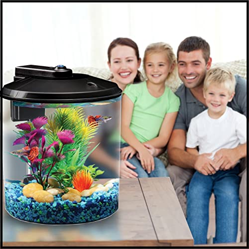 Koller Products AP360-2FFP Aquaview 2-Gallon Plastic 360 Aquarium With Power Filter & Led Lighting For Tropical Fish - Betta Fish thumb #9