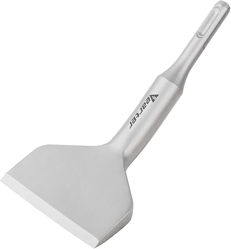 SDS Plus - Broca de cincel, 3 pulgadas, 15 con manivela en ángulo para taladro de martillo, raspador de suelo de material 40Crmo para eliminación de