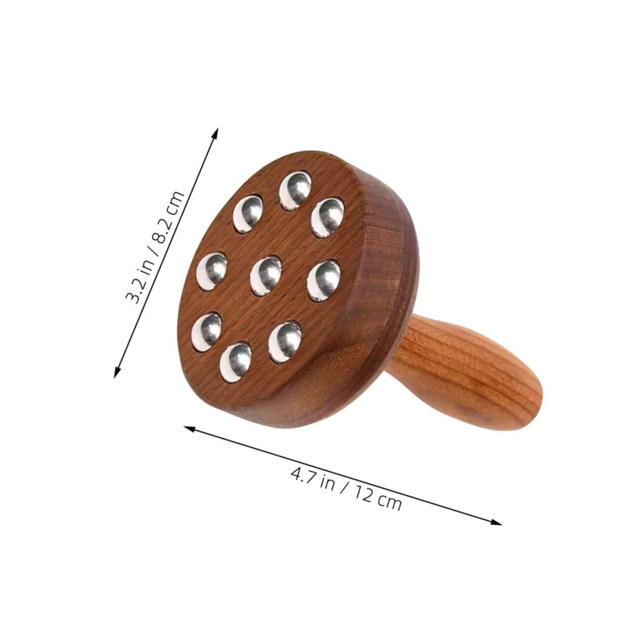 Beavorty Trigger Point Massage Ball Massager Stainless Steel Roller Ball for Muscle Relaxation Circulati