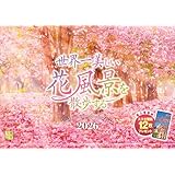 写真工房カレンダー | 世界一美しい花風景を散歩する 2026 カレンダー 壁掛け 風景 【透明ホルダー付 300×420】スマホ壁紙12枚付