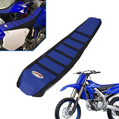 YSMOTO Motorcycle Gripper Seat Cover Rubber Soft Skin Covers for YZ125 2002-2016 YZ250 02-16 Dirt Pit Bike Off Road - Blue