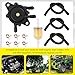 Lawn Mower Fuel Pump with Hose & Filter,Small Engine Fuel Pump Compatible with Briggs and Stratton Kawasaki Honda Kohler John Deere,Lawnmower Fuels Pumps OEM#808656,808492