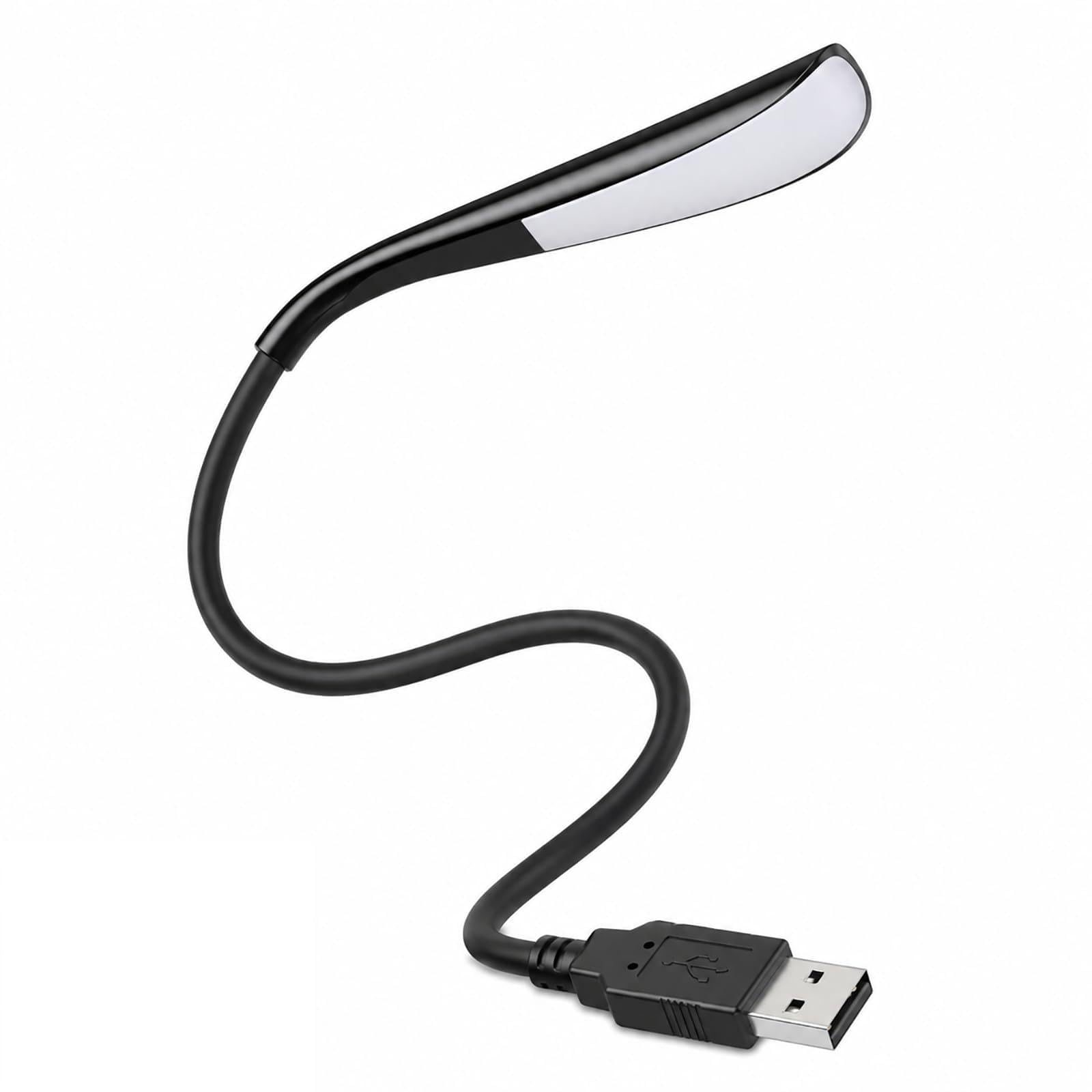 USB Lampe, Dimmbare USB Lampe Mini-LED-Licht Laptop PC, flexible Schwanenhalslampe 14 LED-Perlen, 3-stufige Helligkeit, Touch-Ein/Aus-Schalter, tragbar, augenfreundlich,Lesen, Notebook, Nachtlicht