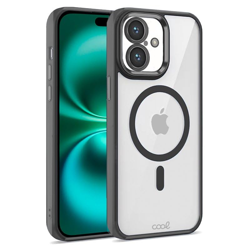 Cool Case for iPhone 16 Plus Magnetic Black Border