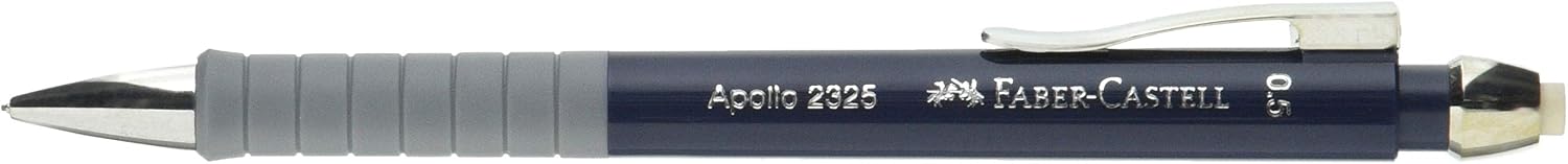 Faber-Castell Apollo 0.5mm Dark Blue Mechanical Pencil - Box of 5 232503, 5 Count (Pack of 1)