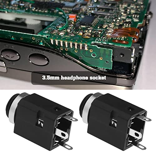 10 piezas conector estéreo 3.5mm 3 polos hembra miniatura 3
