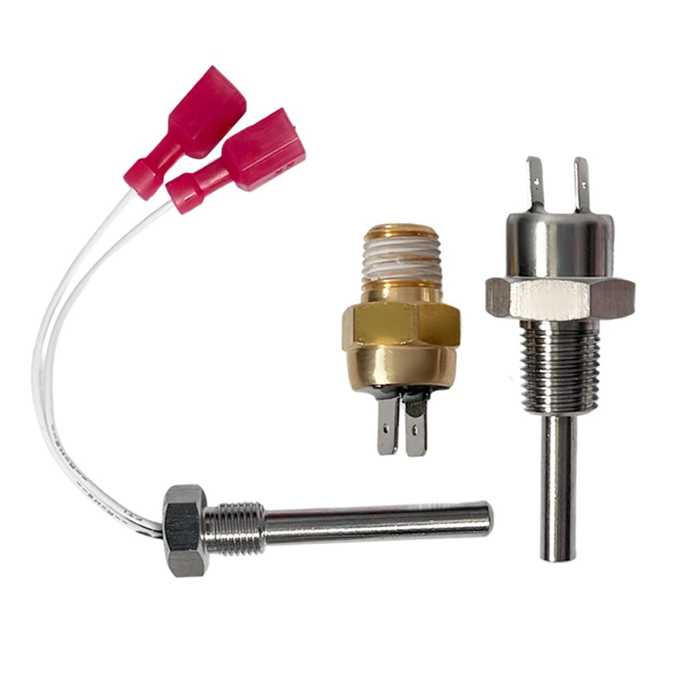 Spa Heater Sensor & Switch Kit (42002-0024S, 42001-0063S, 42001-0053S), High-Temp Resistant Thermal Sensors & Limit Switch, Universal Fit Major Spa Heaters (BZ-SHS01)