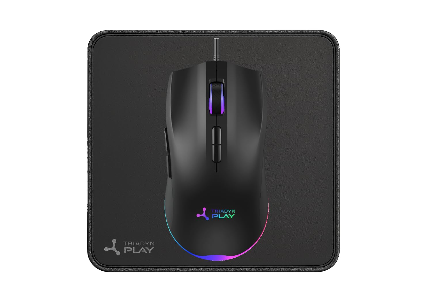 METIS Zestaw Gamingowy – Mechaniczna Klawiatura TAYGETE S Blue Switch RGB Anti-Ghosting + Mysz HELIKE 3600 DPI HUANO + Podkładka, 12 Klawiszy Funkcyjnych, Przewodowy, Czarny