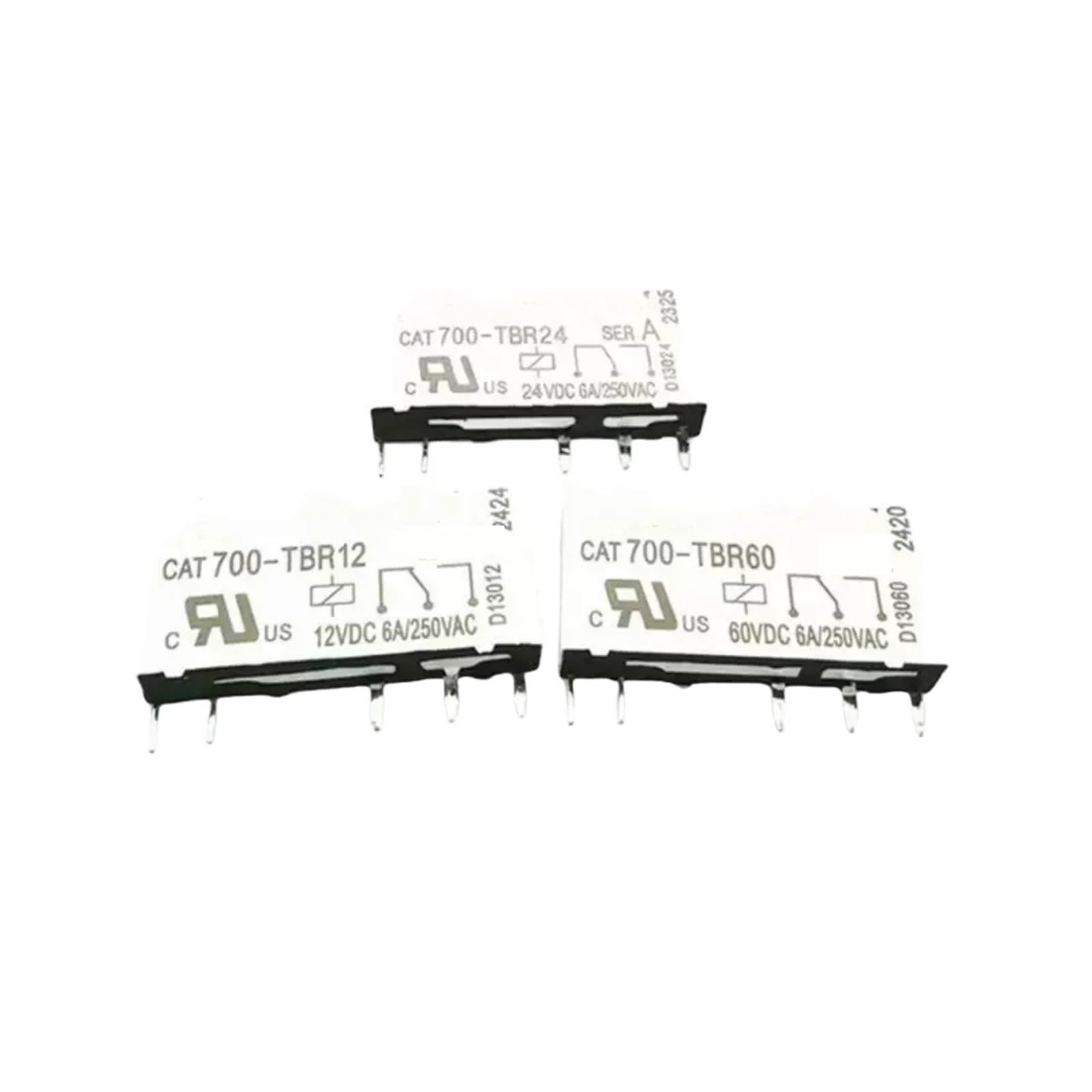 Relais de base CAT700-TBR24 5 broches 6A pour automatisme industriel - 5