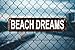 cohuodec Beach Dreams Metal Wall Sign 16x4 Inch - Coastal Rustic Decor for Bedroom, Beach House, Summer Home