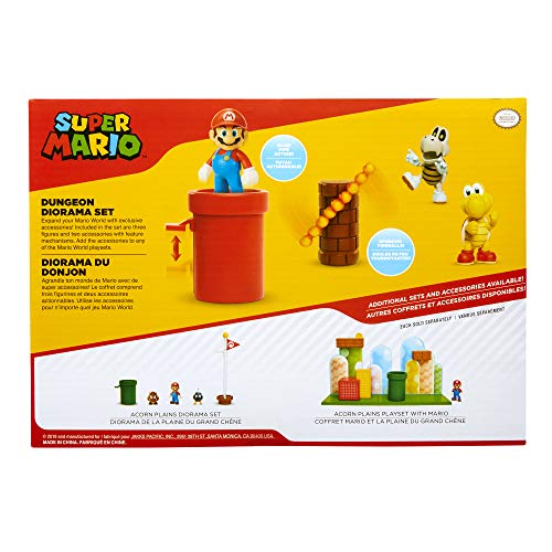 Nintendo Super Mario Dungeon 2.5” Figure Multipack Diorama Set with Accessories
