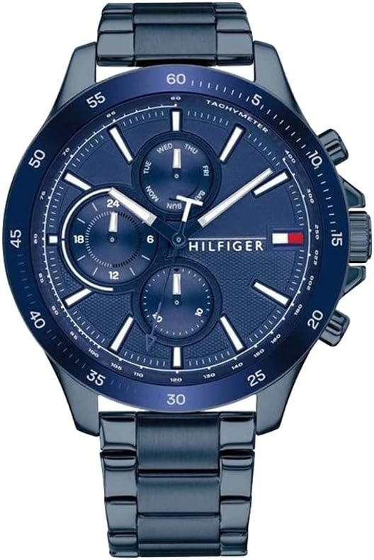 Brand Mens Navy Dial Metallic Multi-Function Watch (WNCTH1791720, Not assigned, Not assigned)