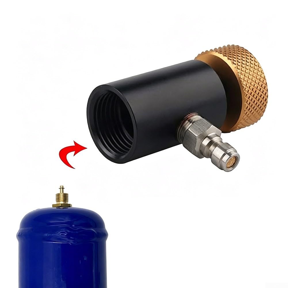 Adaptador Recarga Gas con para filtro Seguridad 11mm Adaptador