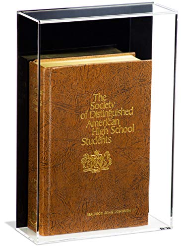 Better Display Cases Acrylic Book Display Case 8" x 3" x 12"