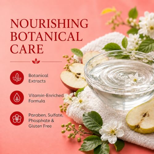 Image of Ginger Lily Farms Botanicals Body Wash, 128oz, Apple Pear | 100% Vegan & Cruelty-Free | Nourishing Bath & Shower Gel for All Skin Types | Refill Size