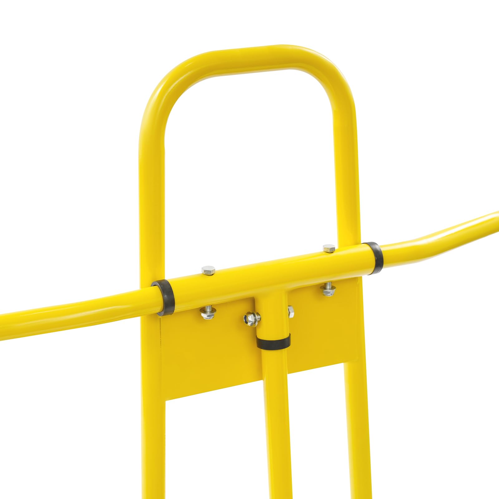 Carro de transporte pesado para placas de yeso y paneles de madera (amarillo) | Carro de hierro resistente con ruedas grandes y asas antideslizantes de 220 kg, ideal para obras, almacén y taller