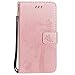 Produktbild Nancen Compatible with Handyhülle Galaxy A5(2017) / SM-A520F (5,2 Zoll) Flip Schutzhülle Zubehör Lederhülle mit Silikon Back Cover PU Leder Handytasche im Bookstyle Stand Funktion
