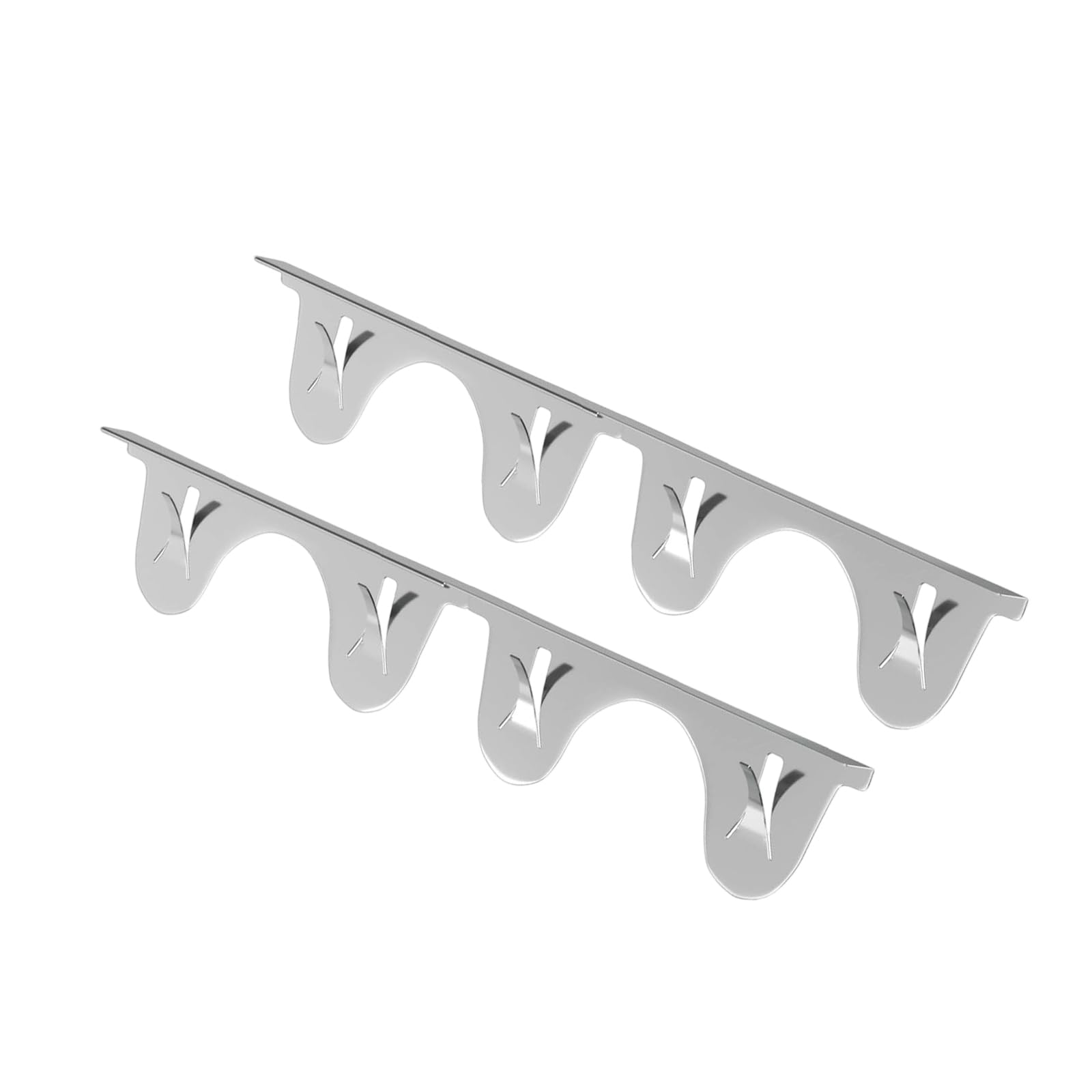 Tfaoys Silver 2 Pieces Kitchen Stove Crevice Filler Piece For Stovetop Counter Sealing And Stove Difference Filler Stainless