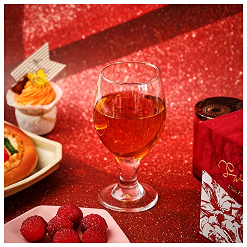Patelai FA-PATELAI-161792 6 Pcs Clear Glasses 13.5 Oz Water Goblet Glass Stemmed Water Glasses thumb #4