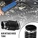Partuto Air Cleaner Intake Hose Tube with Clamps 17228-RDA-A00 - Car Engine Filter Air Intake Duct Hose Tube - for Acura TL 2007-2008 Rubber Black - 1Pc