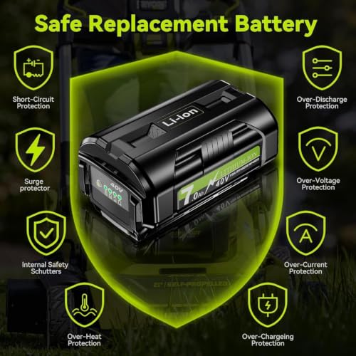 Bonadget High Capacity 7.0 Ah Replacement for Ryobi 40V Battery by Bonadget - Used condition - Image 3