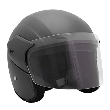 Deltz Ranger Scooty (ISI Certified) Open Face Helmet (Grey Matte)