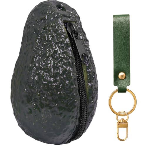 FUSMYE Avocado Coin Purse Pouch, Funny Novelty Wallet Gifts For Avocado Lover Women Kids, Portable Small Storage Bag Mon