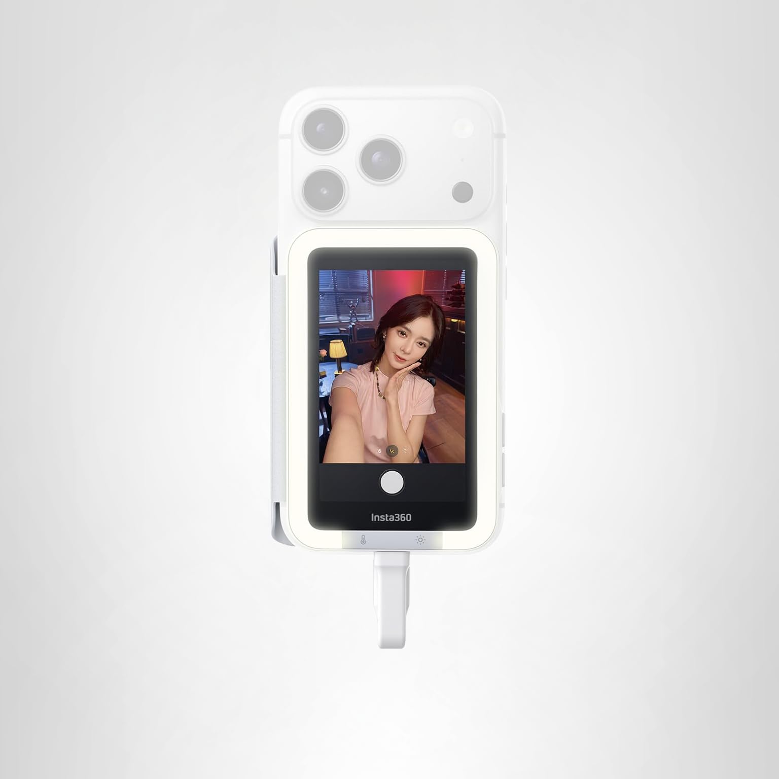 【ライト付】Insta360 Snap Selfie Screen Amazon.com: Insta360 Snap Selfie Screen with Light - 4K Magnetic