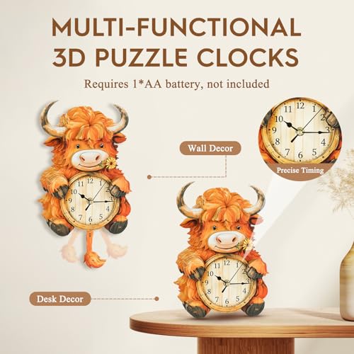 Rompecabezas 3D de alta precisión con kit de modelo mecánico y péndulo numerado 5