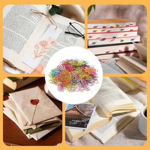 FIMWOLZ 40 Pcs Büroklammern Metall buntes Tier-Design Cartoon-Lesezeichen Geschenke für Frauen Kinder Haustierliebhaber