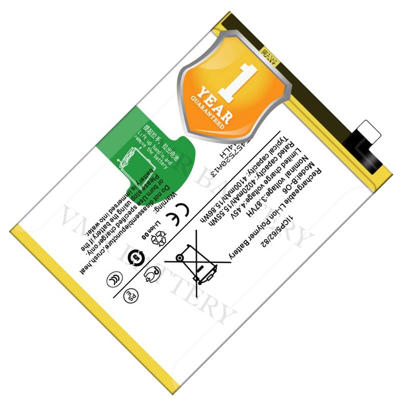 Image of Original B-O6 Battery Compatible for Vivo V20 SE (V2022, V2023) - (4100mAh) - 1 Year Warranty K7