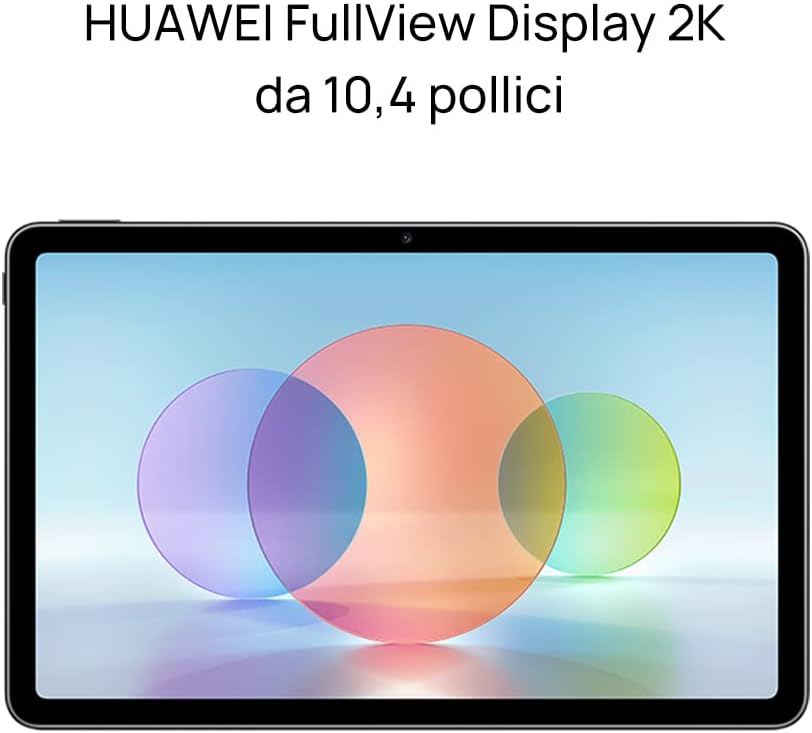 HUAWEI MatePad - Tablet, FullView Display 2K, Batteria da 7250 mAh, Quattro altoparlanti di grande ampiezza, 4GB+64GB, 2022, Grigio (Matte Grey), 10.4 HUAWEI MatePad - Tablet, FullView Display 2K, Batteria da 7250 mAh, Quattro altoparlanti di grande ampiezza, 4GB+64GB, 2022, Grigio (Matte Grey), 10.4