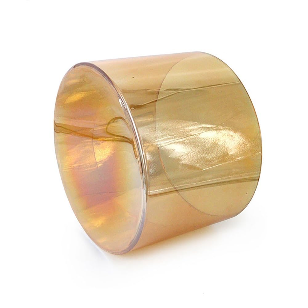 Alchemy 8 Zoll Orange Kristallschale Klangschale Geschenk für Yoga Meditation und Klangheilung mit Gratis Acryl Schlagzeug und O-Ring (G Note)