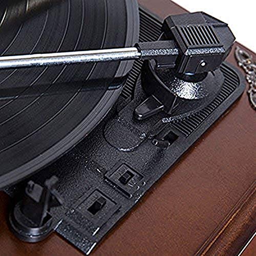 Phonographe rétro Classique Vintage, Platine Vinyle Gramophone Tourne-Disque Aux-in/USB cuivre klaxon FM Radio pour la… - Les Beatles, Paul McCartney, John Lennon, RIngo Starr, George Harrison Phonographe rétro Classique Vintage, Platine Vinyle Gramophone Tourne-Disque Aux-in/USB cuivre klaxon FM Radio pour la… – Image 6