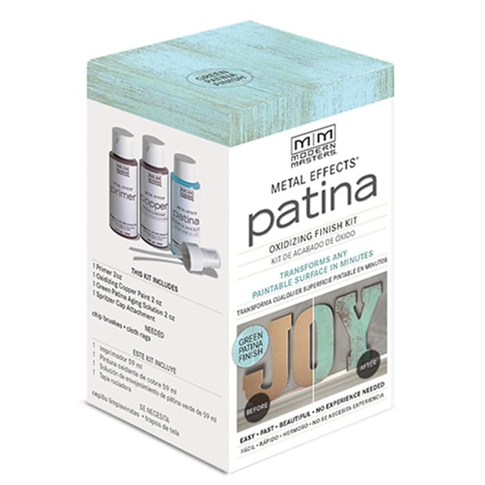Modern Masters2-Pack of 2 oz 306270 Metal Effects Patina Green Craft Kit