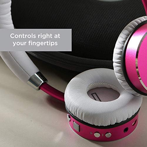 Puro Sound Labs BT2200 Volume Limited Kids Bluetooth Headphones  Safer Headphones for Kids w/Microphone  Lightweight & Durable  Studio-Grade Audio Quality & Noise Isolation Carrying Case (Teal)