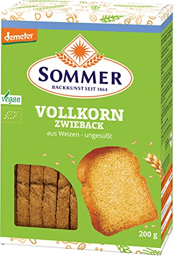 Sommer Weizen Vollkorn Zwieback, 200 g