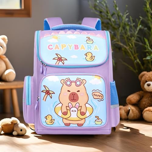 Sac à dos Capybara compartimenté pour protéger les affaires d'école - 3