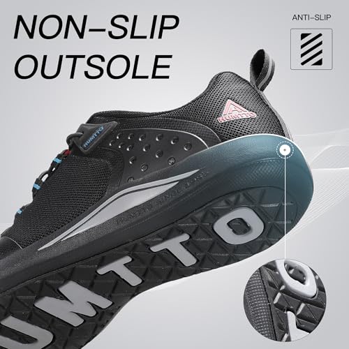 HUMTTO Men's Lightweight Comfortable Walking Shoes Flat Casual Commute Shoes Zero Arch Support Sneakers4